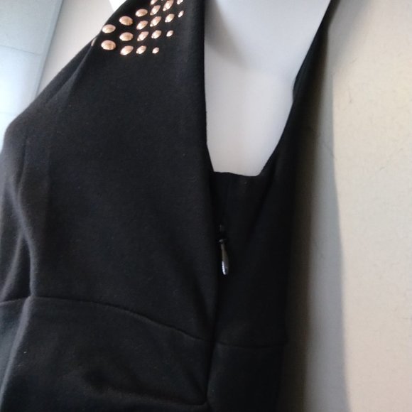 EXPRESS Black Studded Bodycon Party Dress size 6 - Picture 5 of 10